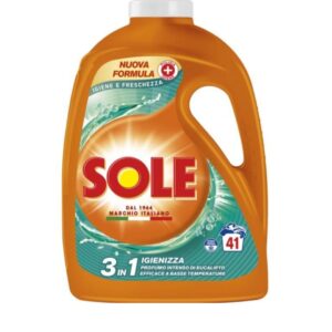 Detergent rufe Sole 3 in 1 Igienizza Forte 41 spalari 1845ml