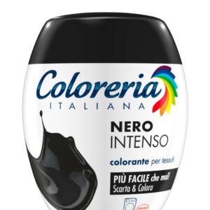Vopsea Coloreria Italiana Nero Intenso pentru materiale textile, culoare Negru, 350 g