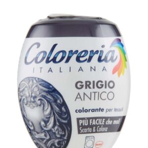 Vopsea Coloreria Italiana Grigio Antico pentru materiale textile, culoare Gri, 350 g