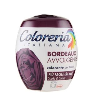 Vopsea Coloreria Italiana Bordeaux Avvolgente pentru materiale textile, culoare Bordeaux inchis , 350 g