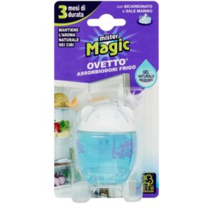 Absorbant Mirosuri Pentru Frigider Mister Magic cu Bicarbonat si Sare Marina, 40 g