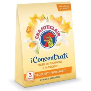 Set Saculeti Parfumati Chanteclair Flori de Portocal si Narcise, 3 x 12 g