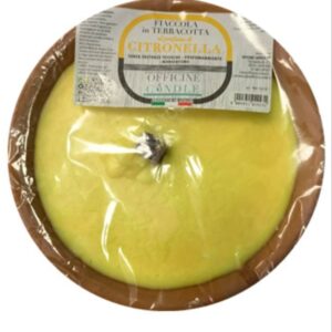 Lumanare Citronella Antitantari in teracota pentru exterior 6 ore