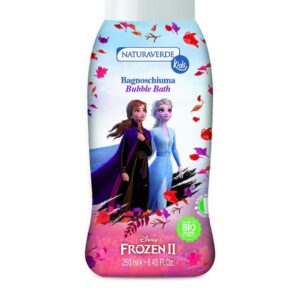Spuma de baie Frozen II Disney Natura Verde Kids cu Extract Organic de Albastrele 250 ml