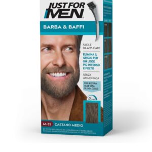 Vopsea pentru barba si mustata, Just For Men, Medium Brown, 14 ml
