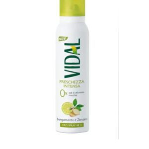 Deodorant Spray Vidal Bergamotto e Zenzero 150ml