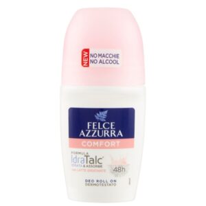 Deodorant Roll On Felce Azzurra Comfort cu Lapte Hidratant, 50 ml
