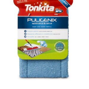 Rezerva mop plat Tonkita Puligex, microfibra, pentru gresie