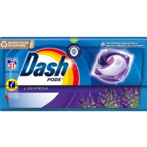 DASH PODS LAVANDA DETERGENT  31 PODS ECODOSI