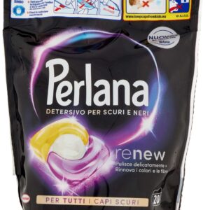 Detergent Pentru Rufe Negre Pernute Perlana Renew 20 buc